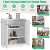2-Door Storage Cabinet Buffet Cabinet w/ 3 Shelves Sideboard Kitchen Hallway