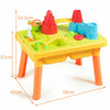 2 IN 1 Beach Toy Set Children Kids Sand and Water Table Set Garden Sandpit Play