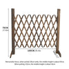 Arched Freestanding Trellis Wooden Extendable Garden Screen Fence 100CM Fencing