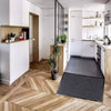 Non Slip Rubber Mat Door Mats Indoor Outdoor Washable Rugs Welcome Door Mat (40cm x 60cm (16" x 24") Gray)
