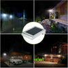 72 LED Solar Powered PIR Motion Sensor Light Outdoor Garden Security Wall Lights