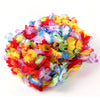 24 Pcs Lei Flower Garlands Necklace Hawaiian Tropical Beach Party Fancy Dress