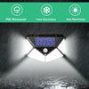 1X 100LED Solar Power PIR Motion Sensor Wall Lights Outdoor Garden Security Lamp