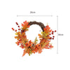 LED Light Hanging Autumn Wreath Pumpkin Maple Leaf Hanging Garland Door Decor UK