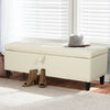 Large Chesterfield Storage Ottoman Bench Box Widnow Seat Stool Bedroom Footstool