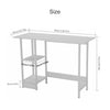 Computer Desk Home Office Student Working Study Writing Table with Book Shelf
