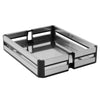 Pull Out Kitchen Basket Larder Storage Cupboard Food Organizer Soft Close Chrome