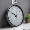 Wall Clock Illuminated / Solid Numerals Silent Retro Chic Decor 12-13inch Clocks