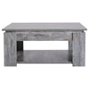 2 Tier Coffee Table Accent End Console Table Bottom Shelf Storage