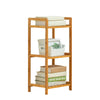 3/4/5 Tier Bookcase Shelving Unit Wood Bookshelf Free Standing Storage Display