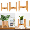 Small DIY Bamboo Plants Display Stand Wooden Plant Stand Shelf Storage Rack