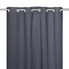2 Panels Luxury Thermal Blackout Curtains Eyelet Ring Top Heavy Thick Grommet