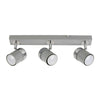 3 Way Adjustable Straight Bar Ceiling Spotlights Modern Lighting LED GU10 Bulbs