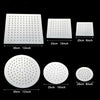 Round Square Stainless Steel Showerhead Rainfall Shower Head Rain Shower Chrome