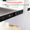 Home Office Computer Desk Study PC Writing Table Workstation Shelf Furniture UK