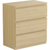 Modern Pine 3 Drawer Chest of Drawers Bedside Wardrobe Cabinet Sideboard Small