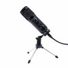 Microphone Mic Kit Jack Condenser Studio Tripod Stand For PC Laptop Recording KT