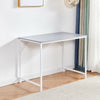 Computer Laptop Table Desk Wood Top Study Office Home Workstation Black/White