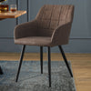 2 Pcs Dining Chairs Armchair PU / Velvet Kitchen Dining Room Restaurant Office
