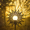 Solar Powered Sun/Moon/Flame LED Stake Light Ground Garden Lawn Outdoor Lamp NEW