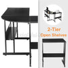 L-Shaped Computer Desk Gaming Corner Desk Home Office Workstation Study + Shelf