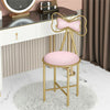 1x Heavy Dressing Stool Velvet Bedroom Makeup Vanity Chair Seat Dragonfly Chair