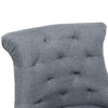 Grey Linen Fabric Swivel Office Chair Home Computer Desk Chair Gas Lift w/Wheels