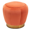 Nordic Pumpkin/Peach Shape Pouffe Stool Sofa Footrest Hallway Seat Ottoman Chair