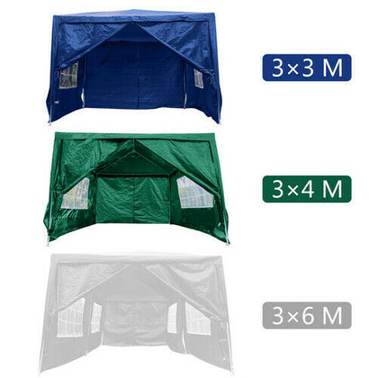 Heavy Duty Gazebo Marquee Canopy Waterproof Wedding Party Tent 3Mx3M/3Mx4M/3Mx6M