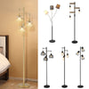 Standard Black Floor Lamp Metal Base Reading Bedroom LivingRoom Adjustable Light