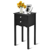 Modern Versatile Side Table End Table Sofa Bedside Table Nightstand W/ 2 Drawers