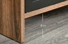 Industrial TV Stand Rustic Metal Cupboard Vintage Retro Media Cabinet Shelf Unit