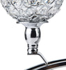 Silver 3 Arms Crystal Tea Light Candle Holders Centerpieces Table Candelabras UK