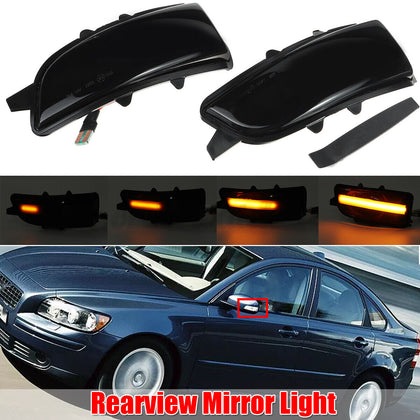 For Volvo C30 C70 S40 S60 V40 V50 V70 Dynamic LED Mirror Side Indicator Light UK