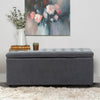Large Chesterfield Storage Ottoman Bench Box Widnow Seat Stool Bedroom Footstool
