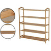 BAMBOO SHOE FOOTWEAR RACK ORGANISER WOODEN STORAGE SHELVES STAND SHELF UNIT