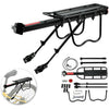 Rear Seat Aluminum Bike Rack Bicycle Mountain Mount Pannier Luggage Carrier UK
