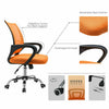 Office Mesh Chair Computer Desk Fabric Adjustable Ergonomic 360° Swivel Lift UK