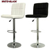 2x Bar Stools Faux Leather Kitchen Stool Breakfast Chair Chrome Modern Furniture