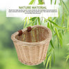 Lady and Kids Rattan Wicker Basket Woven Bike Bicycle Handlebar Natural Weaving