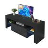 Modern TV Unit Cabinet TV Stand Cupboard Matt Body & High Gloss Doors LED Lights