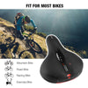 Wide Extra Comfy Bike Bicycle Gel Cruiser Comfort Sporty Soft Pad Saddle Seat UK