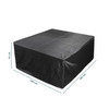 Outdoor Furniture Cover| Waterproof, & Anti-UV Cover 210D Oxford Fabric | Black