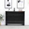 UK High Gloss Radiator Covers Wood Grill Cabinet With Slats Black/Grey/White