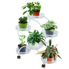 6 Holder Metal Flower Pot Plant Stand Rack Display Shelf Indoor Outdoor Garden
