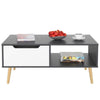 Coffee Table With Storage Modern Living Room Furniture Tea End/Side Table