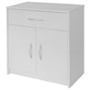 2 Door 4 Drawer Sideboard Storage Cabinet Cupboard Chest Drawers Doors -9124
