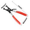 45° Car Water Pipe Hose Clip Pliers Clamp Swivel Drive Jaw Locking Removal Tool