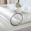 Clear PVC Vinyl Table Protector 2mm Thick Waterproof Table Desk Cover Tablecloth