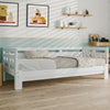 Daybed Wooden 3ft Single Guest Bed Trundle Bed Sofa Bed Frame Solid Pine White